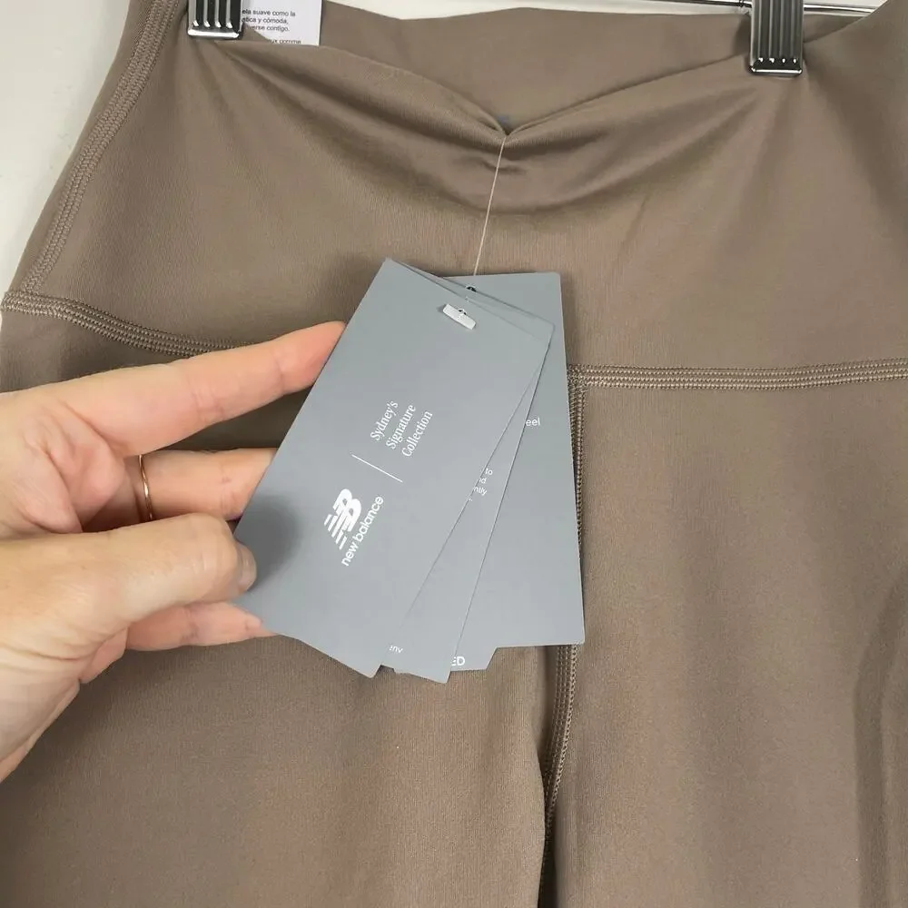 New Balance 27” High Rise Harmony Legging Brown Size SMALL NWT - Picture 3 of 6